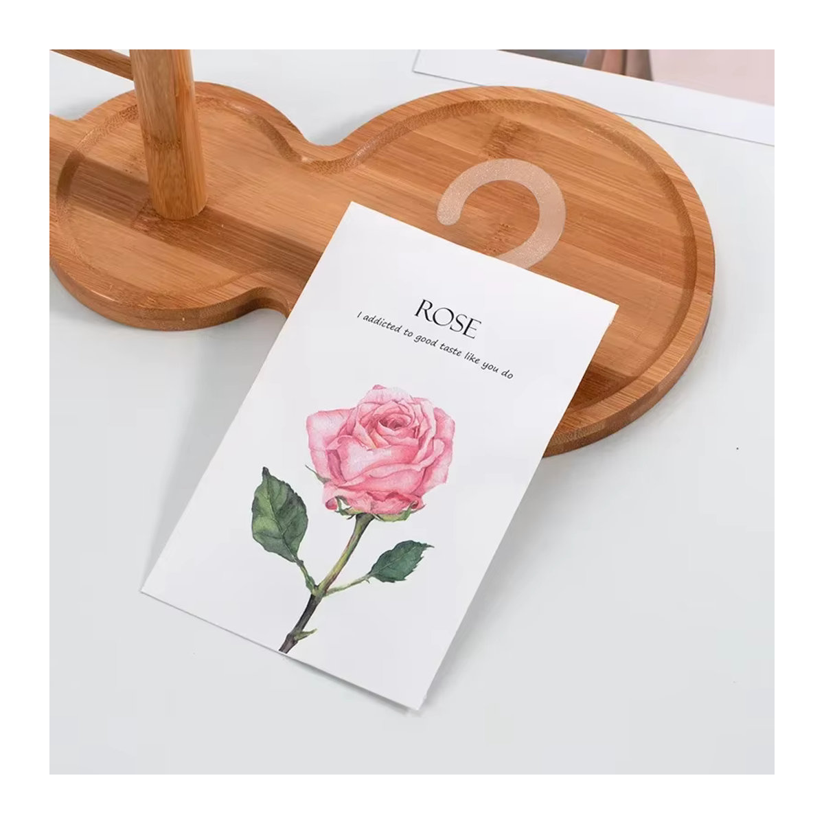 Hängender Duftsack mit floralem Rosenduft für Kleiderschrank und Zimmer in Rosa und Weiß - Bild 2