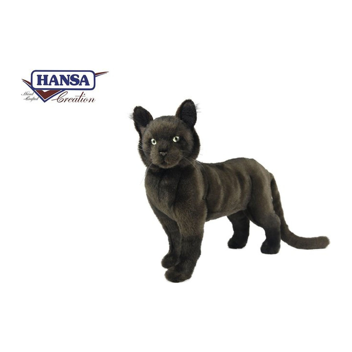 HANSA Kuroneko 37 Stoff Kissen in Schwarz - Bild 1