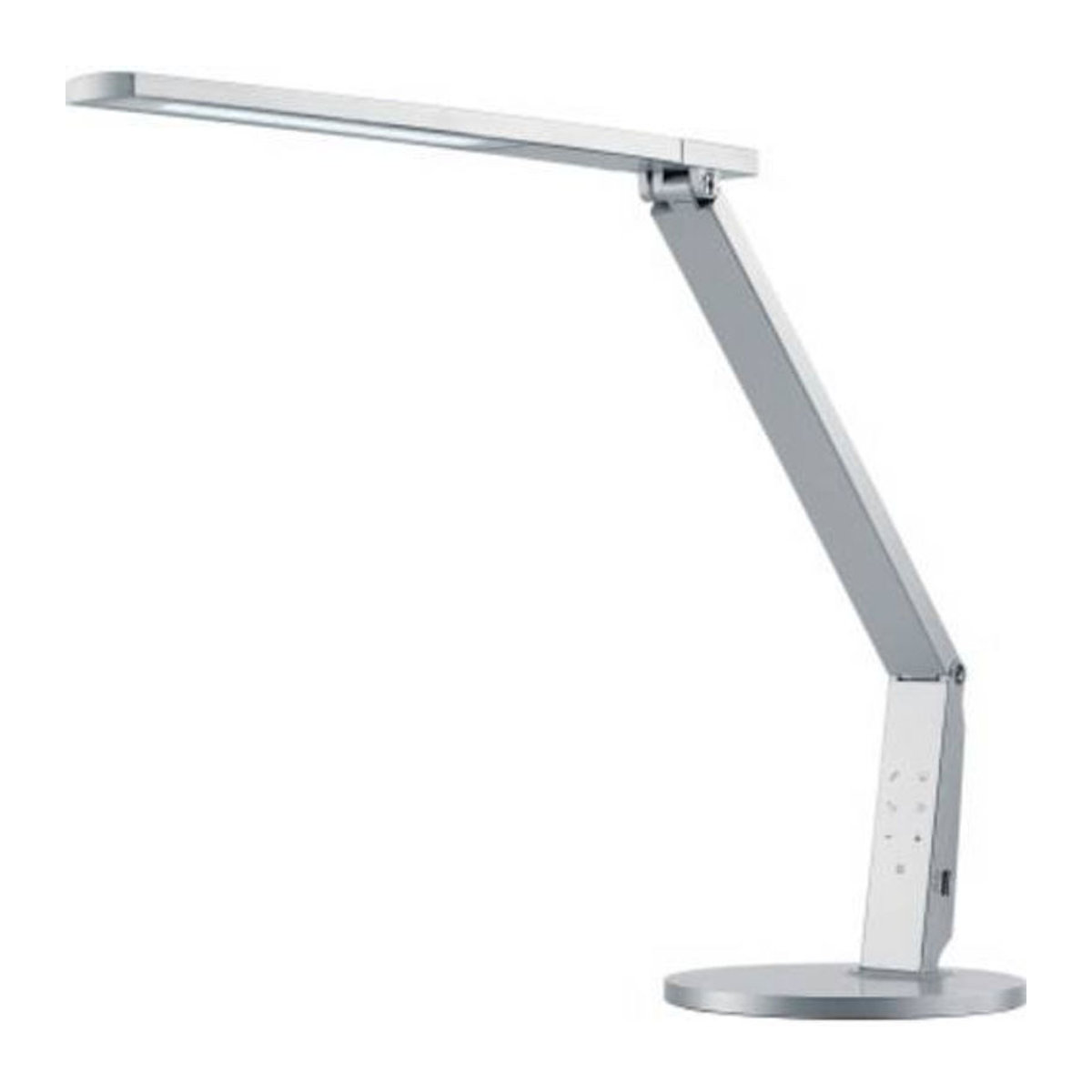 Hansawerke LED Vario Plus Schreibtischleuchte in Silber mit 10W und 620 lm, höhenverstellbar und dimmbar, Höhe: 54 cm - Bild 1