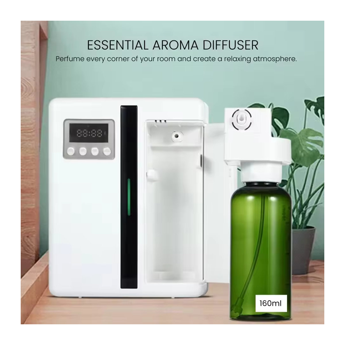 HAOYUNMA Elektrischer Aromadiffusor in Weiß, Wandmontierter Duftdiffusor mit Automatik-Spray für Zuhause und Hotel - Bild 6