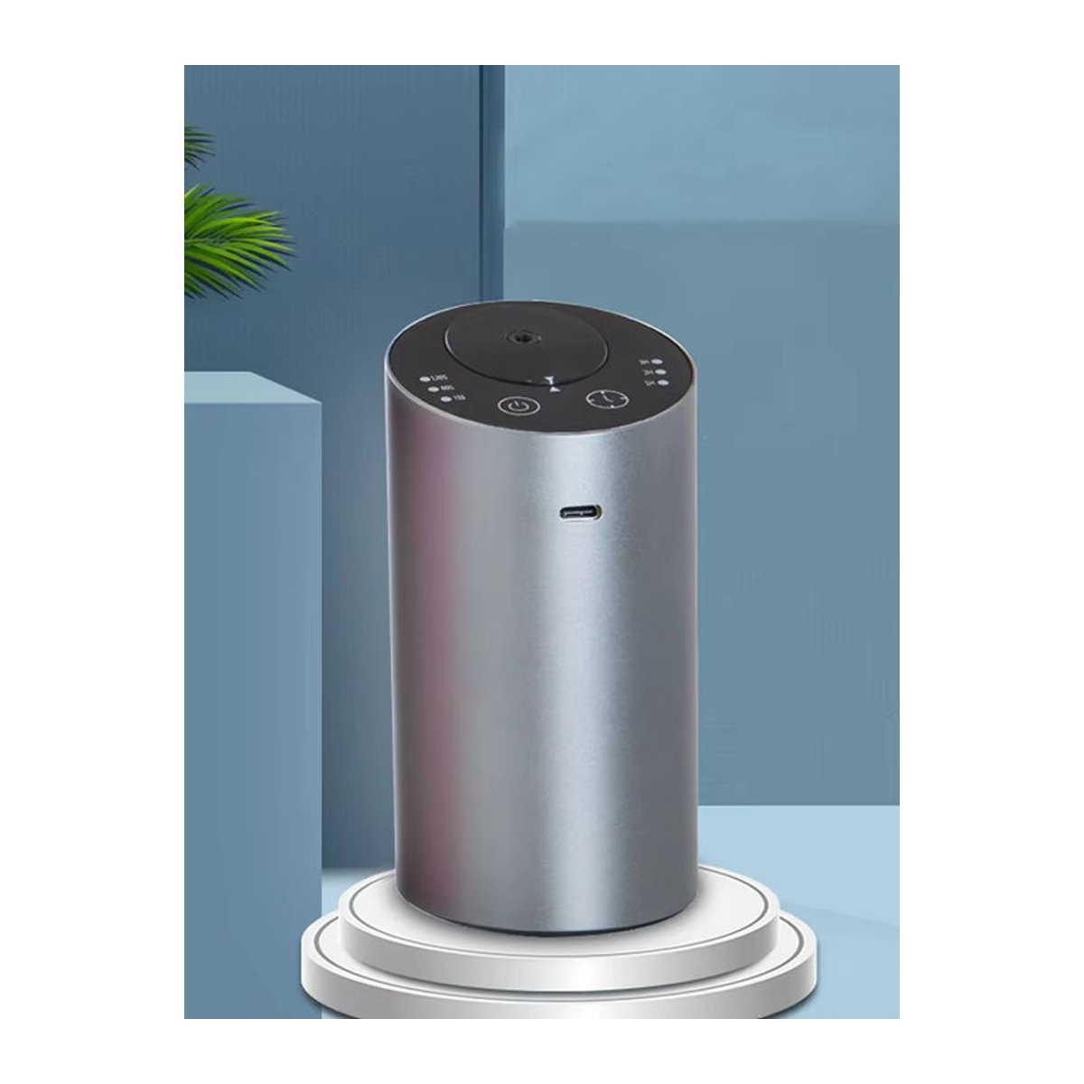 HAOYUNMA Elektrischer Auto-Aroma-Diffusor in Schwarz, Tragbarer und Wiederaufladbarer Duftspender für Ätherische Öle - Bild 6