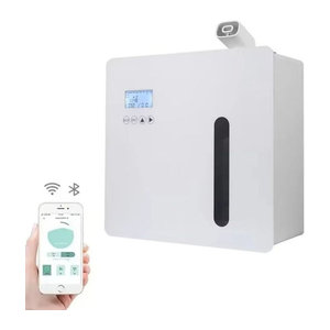 HAOYUNMA Intelligenter Wasserloser Aromadiffusor mit App-Steuerung, Duftmaschine für Hotellobbys und große Räume, Weiß