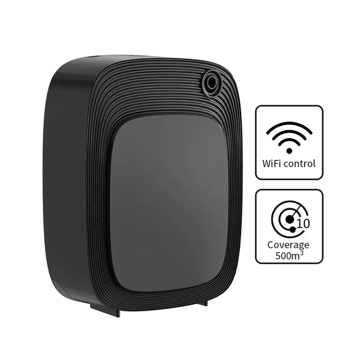 HAOYUNMA WiFi Smart Home Duftdiffusor für ätherische Öle, weißer elektrischer Raumaromatizer mit Timer für große Bereiche bis 500 m3 - Bild 2