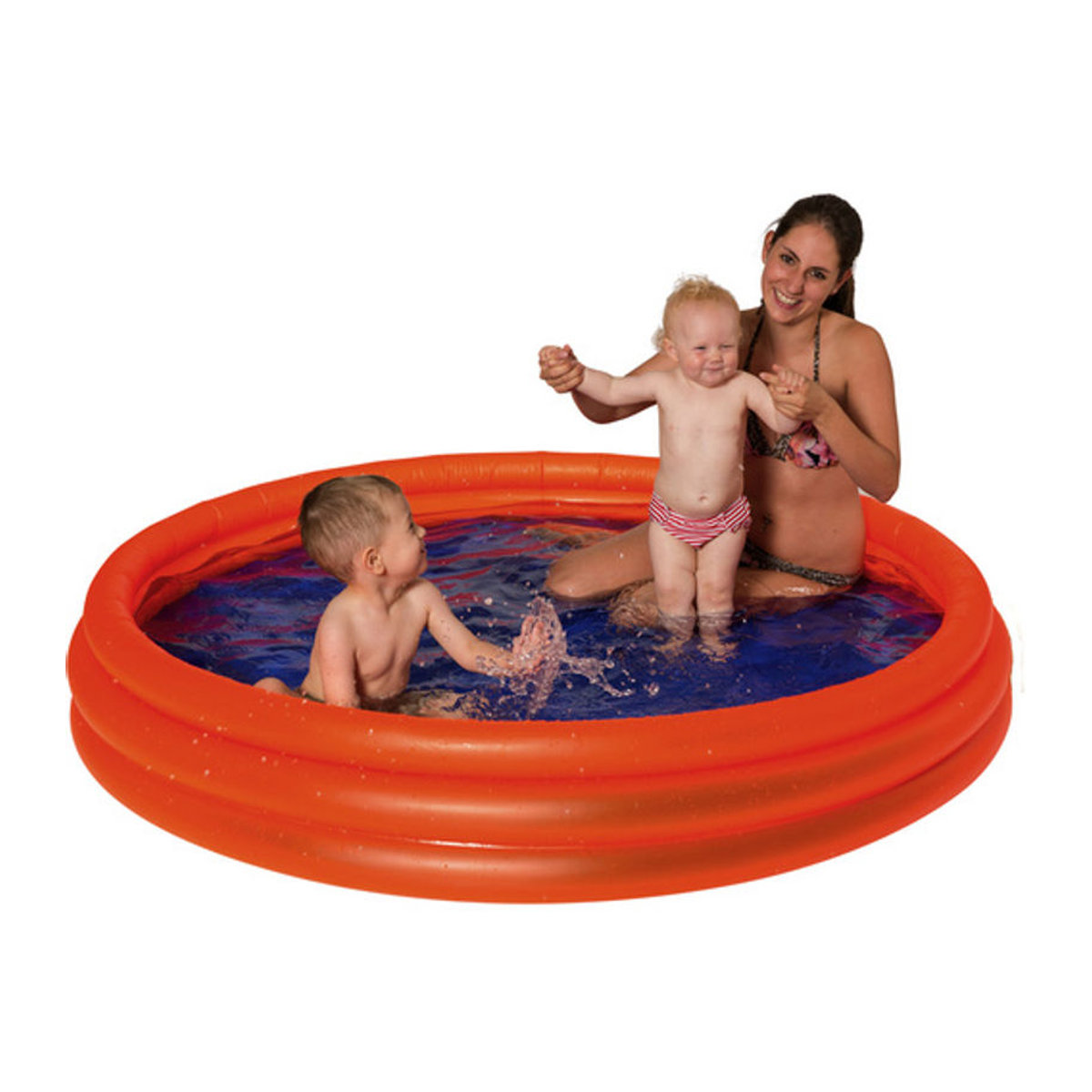 HAPPY PEOPLE Pool Uni in Orange aus Kunststoff, Breite: 175 cm - Bild 2