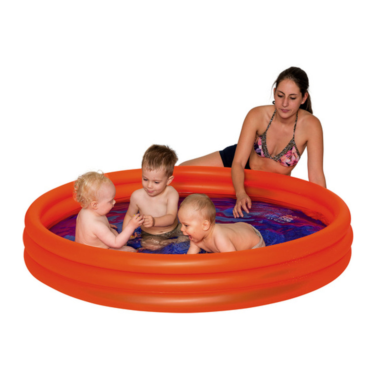 HAPPY PEOPLE Pool Uni in Orange, Breite: 157 cm - Bild 1