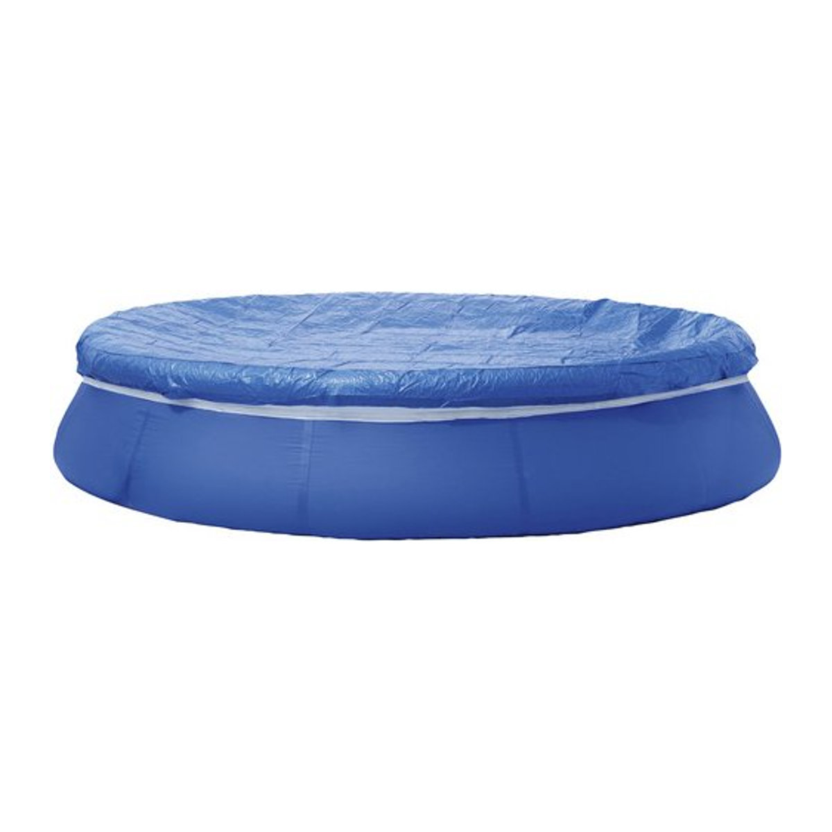 HAPPY PEOPLE Poolabdeckung aus Kunststoff in Blau, Durchmesser: 250 cm - Bild 1