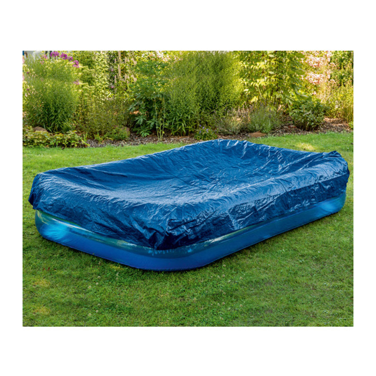 HAPPY PEOPLE Poolabdeckung aus Polyethylen in Blau, B/T: 310 x 187 cm - Bild 2