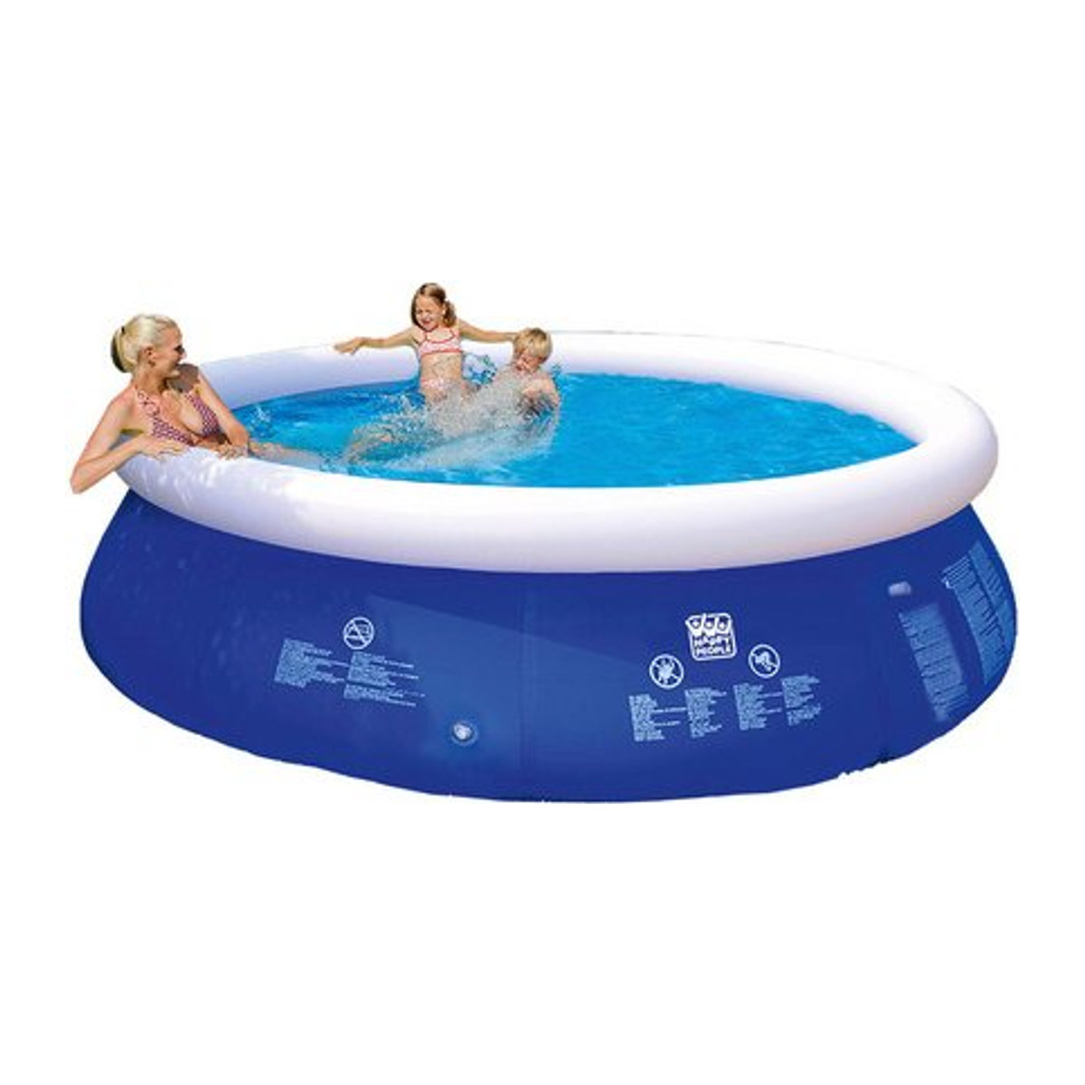 Happy People Quick-Up-Pool Rundpool in Blau, Durchmesser: 360 cm, Höhe: 76 cm - Bild 2