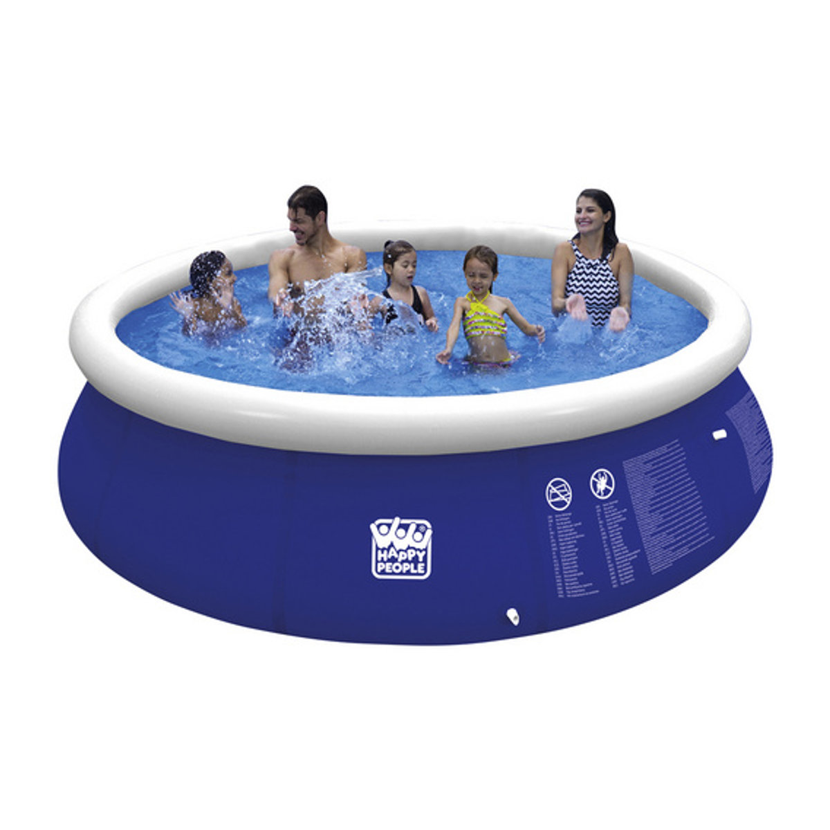 HAPPY PEOPLE Rundpool in Blau, Durchmesser: 450 cm, Höhe: 90 cm - Bild 2