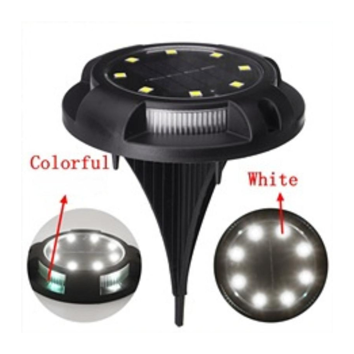 Happy6 Solar Wegeleuchte mit 12 LED für Garten und Terrasse, Blau, IP44 wetterfest - Bild 10
