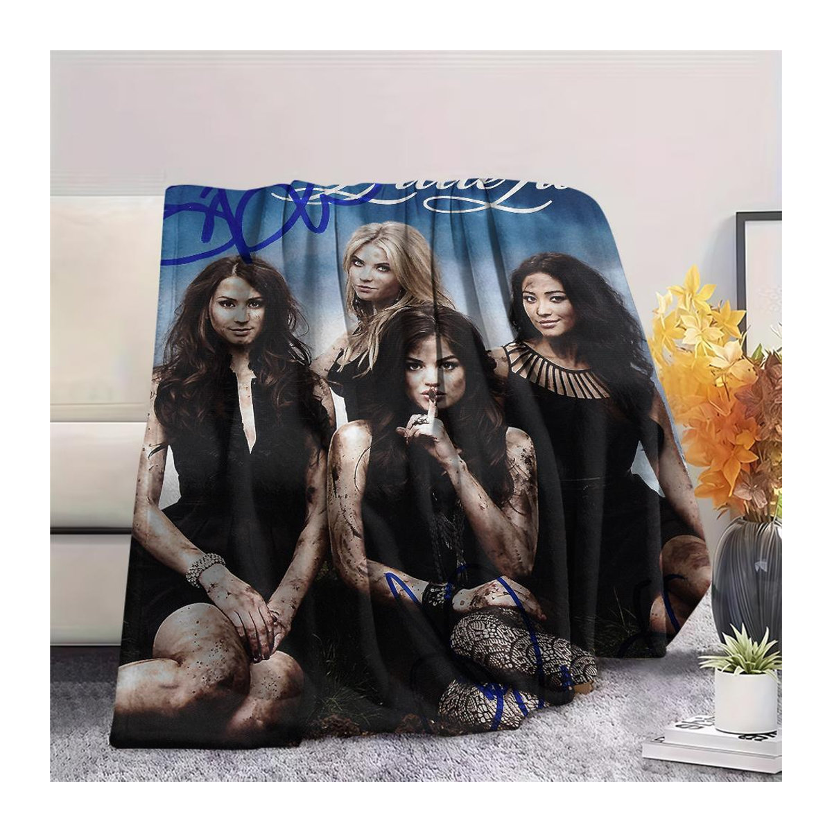 HAPPYDAYSET Pretty Little Liars Flanelldecke mit Muster in Mehrfarbig, B/B: 130 x 150 cm - Bild 3