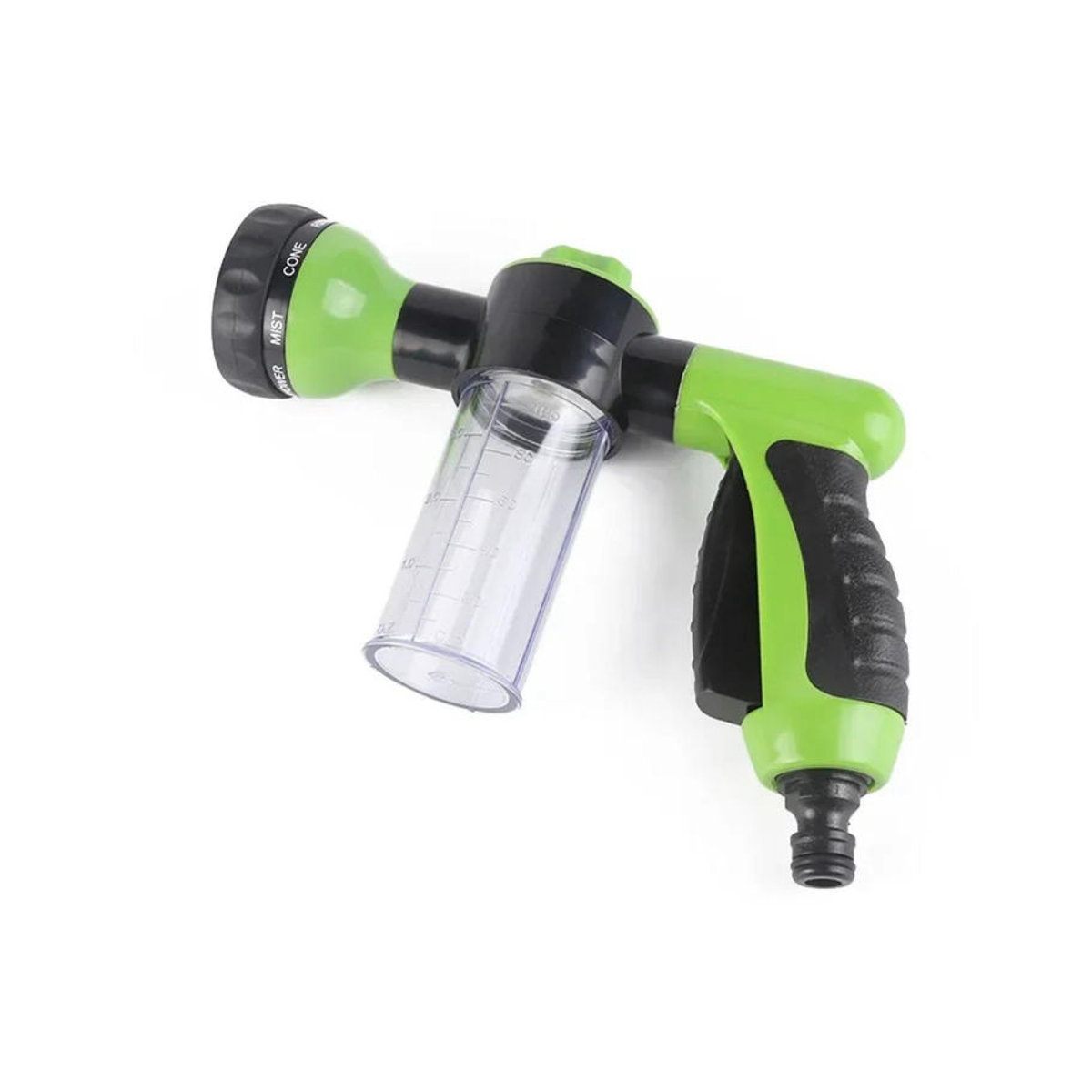 Happypilot Multifunktionale Garten-Spritzpistole mit einstellbarem Modus und Schaumbehälter für Düngemittel, Gelb - Bild 7
