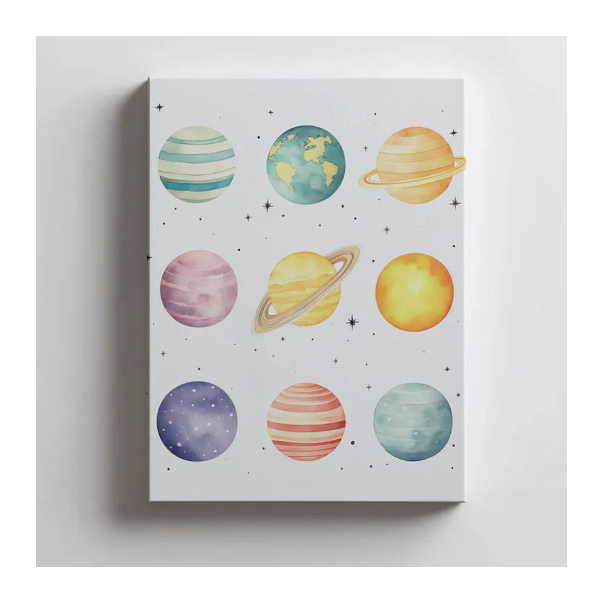 Harmony Posters Kleiner Astronom Sternenentdeckungen Wandbild als Premium-Leinwand auf Keilrahmen, mehrfarbig, B: 30 cm, H: 40 cm - Bild 2