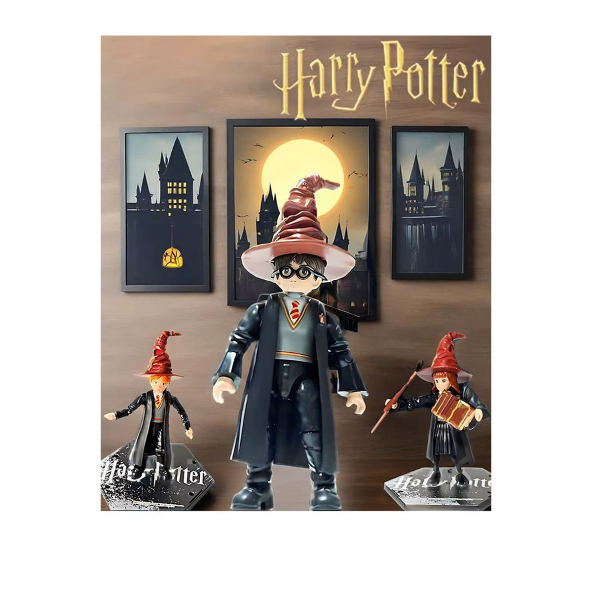 Harry Potter Blind Box Figuren Set von Bandai mit Hermine, Ron und Hedwig, mehrfarbige Sammelfiguren aus Kunststoff zur Dekoration - Bild 5