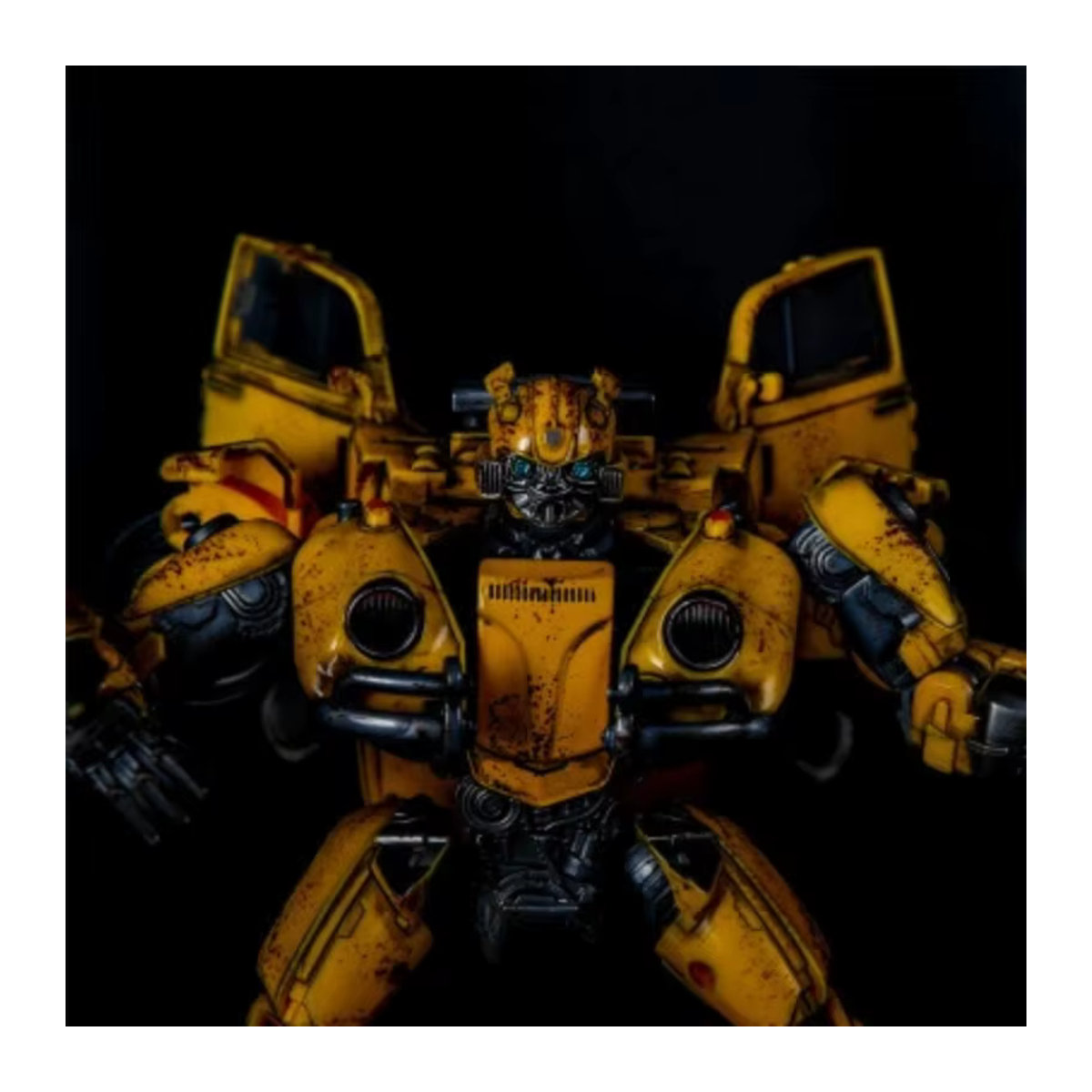 Hasbro Bumblebee Transformierbarer Roboter Actionfigur aus Metall in Gelb, Höhe: 21 cm - Bild 2