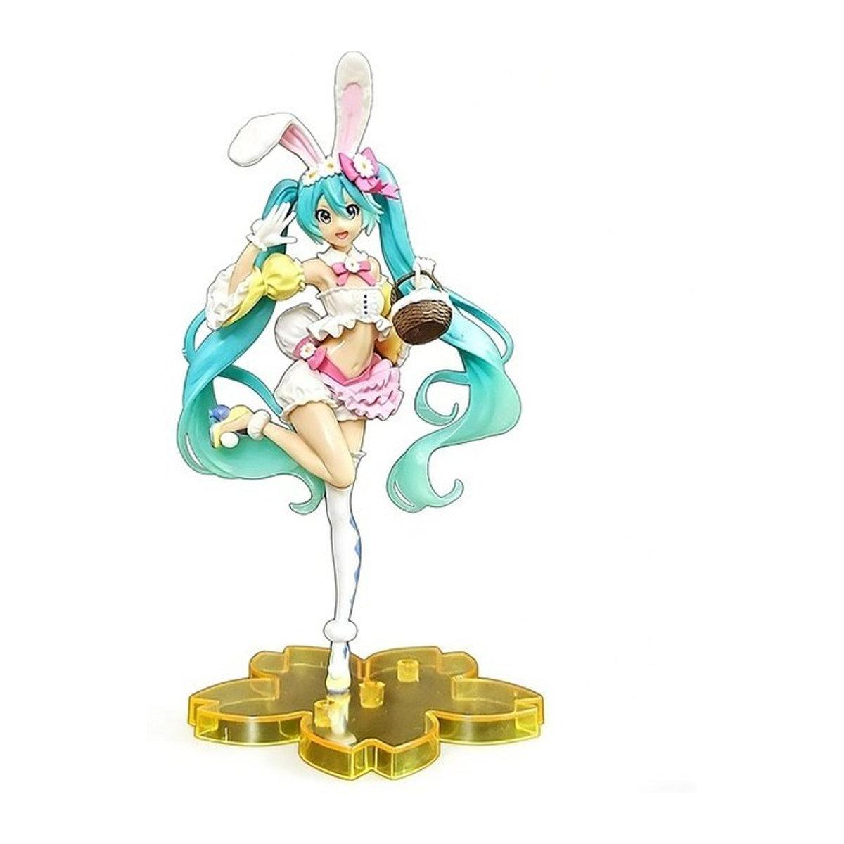 Hatsune Miku Anime Actionfigur von Bandai mit Hasenohren, mehrfarbig, Höhe: 21 cm - Bild 1