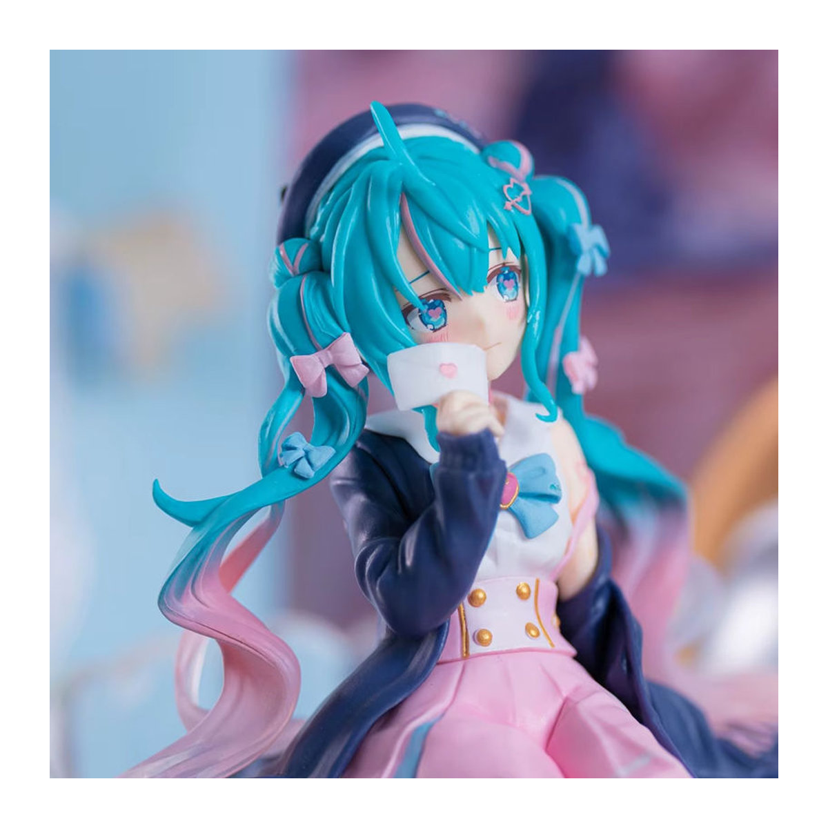 Hatsune Miku Anime Figur Blume Fee als Sammlerstück und Ornament aus Kunststoff, mehrfarbig, Höhe: 14 cm - Bild 6