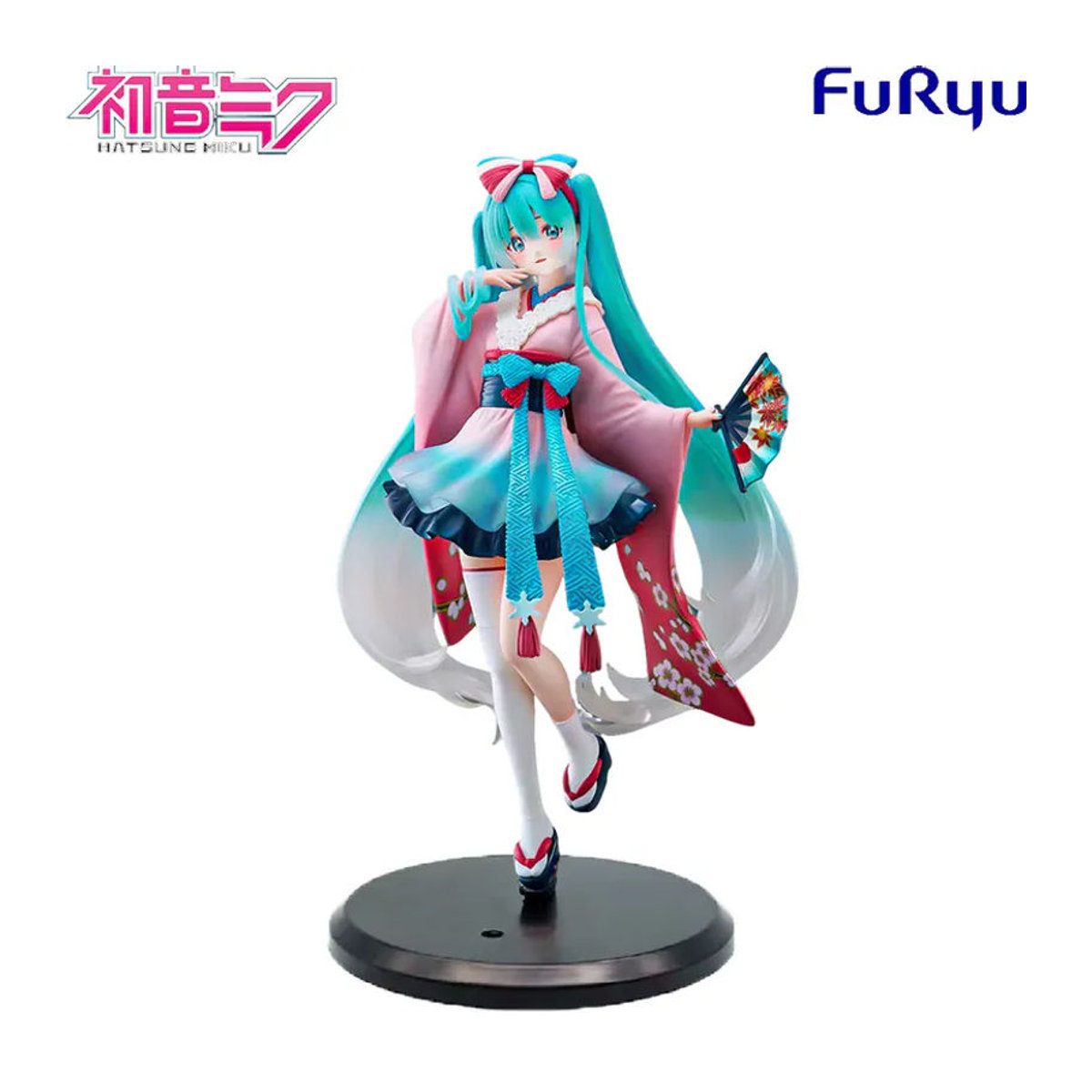 Hatsune Miku Anime-Figur Neo Tokyo Serie im Kimono von Bandai, mehrfarbig, Höhe: 20 cm - Bild 2