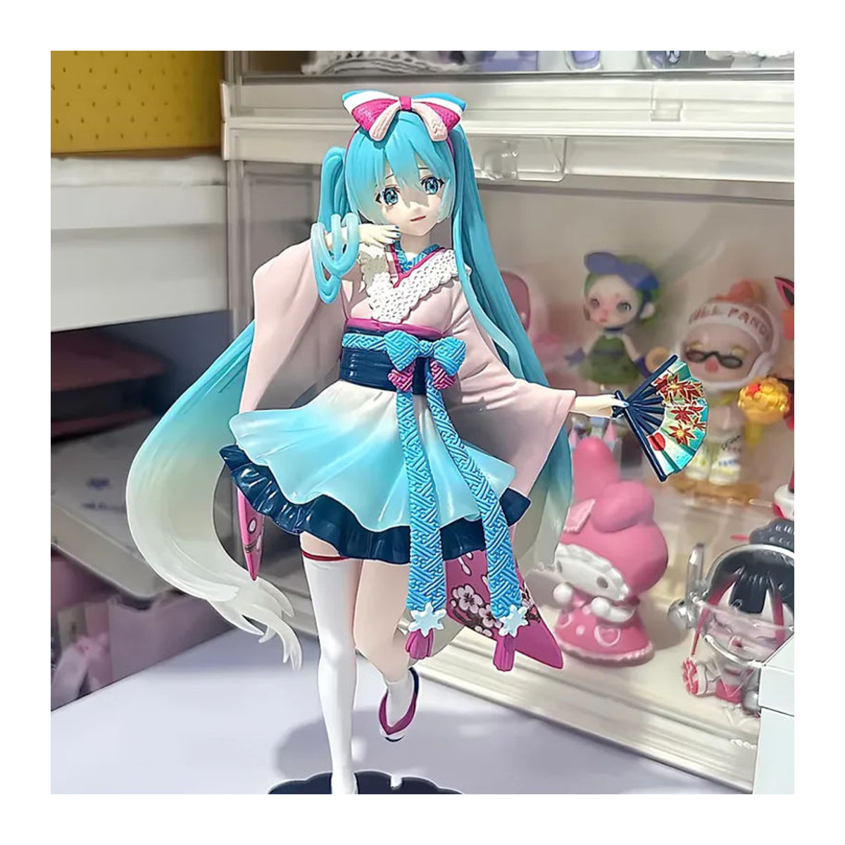 Hatsune Miku Anime-Figur Neo Tokyo Serie im Kimono von Bandai, mehrfarbig, Höhe: 20 cm - Bild 4