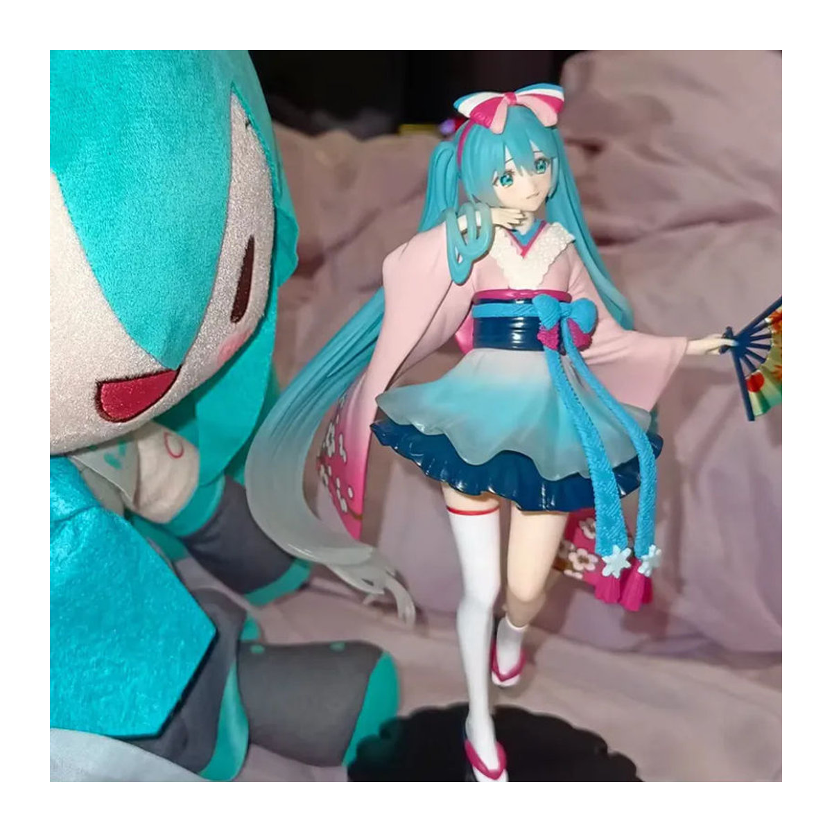 Hatsune Miku Anime-Figur Neo Tokyo Serie im Kimono von Bandai, mehrfarbig, Höhe: 20 cm - Bild 6