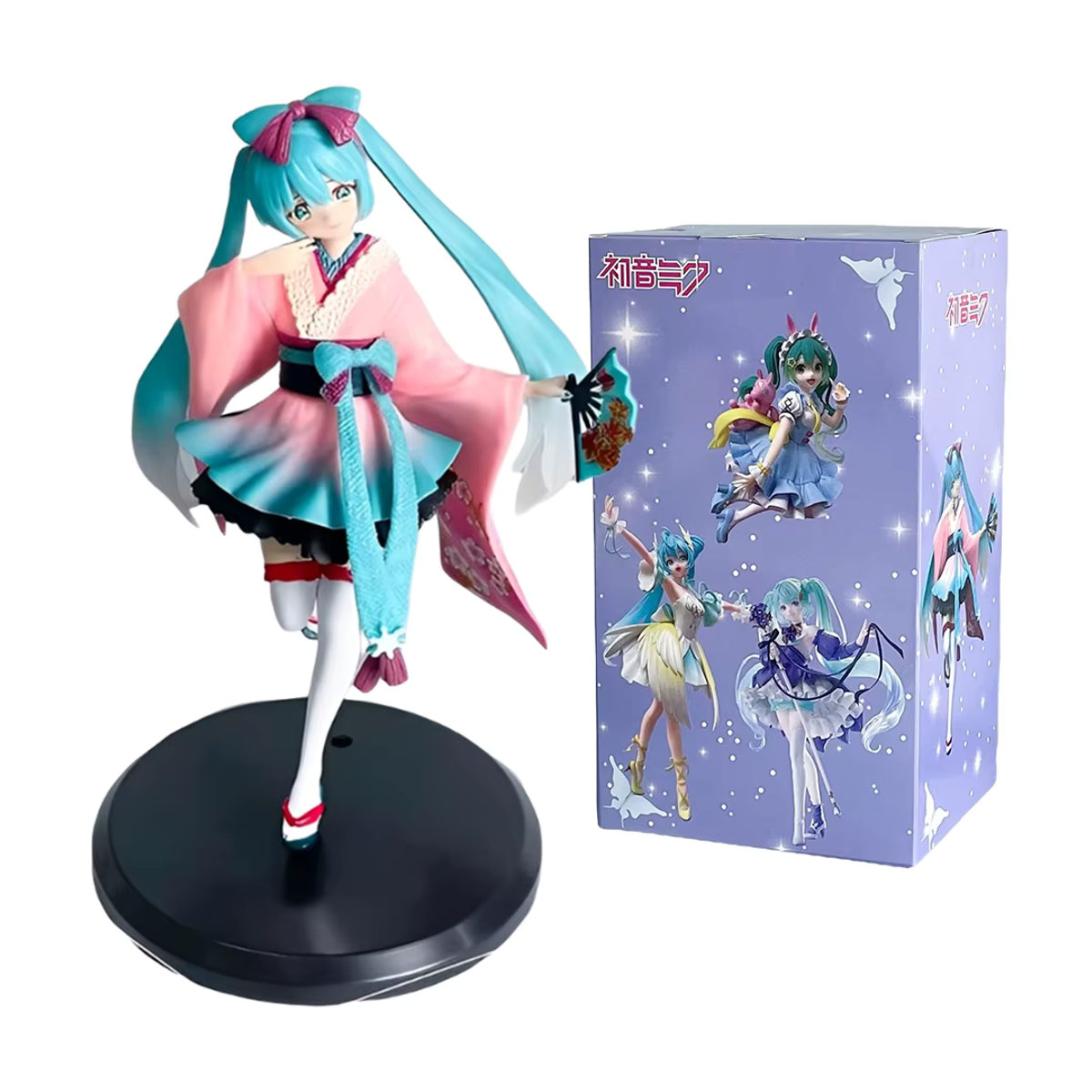 Hatsune Miku Anime Figur von Bandai, handgefertigte PVC-Modell-Figur in Mehrfarbig, stehend - Bild 5