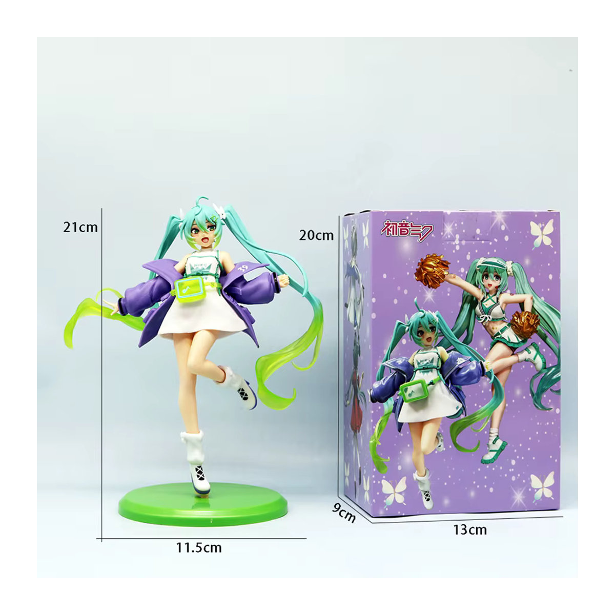 Hatsune Miku Anime Figur von Bandai in mehrfarbigem Design, 19 cm Modell aus Kunststoff - Bild 6