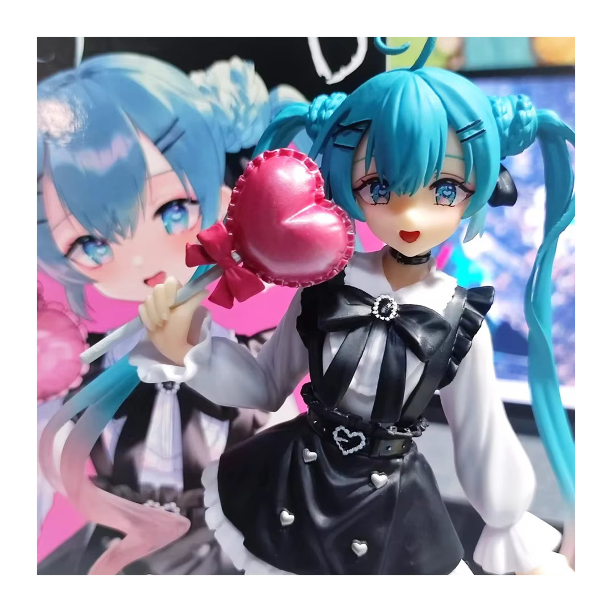 Hatsune Miku Anime-Figur von Bandai in mehrfarbiger Ausführung als stehende PVC-Actionfigur für Sammler - Bild 5