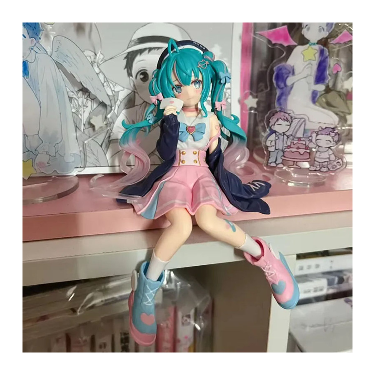 Hatsune Miku Anime-Figur von Bandai in Sailor-Uniform, mehrfarbige PVC-Actionfigur für Sammler, Höhe: 14 cm - Bild 6