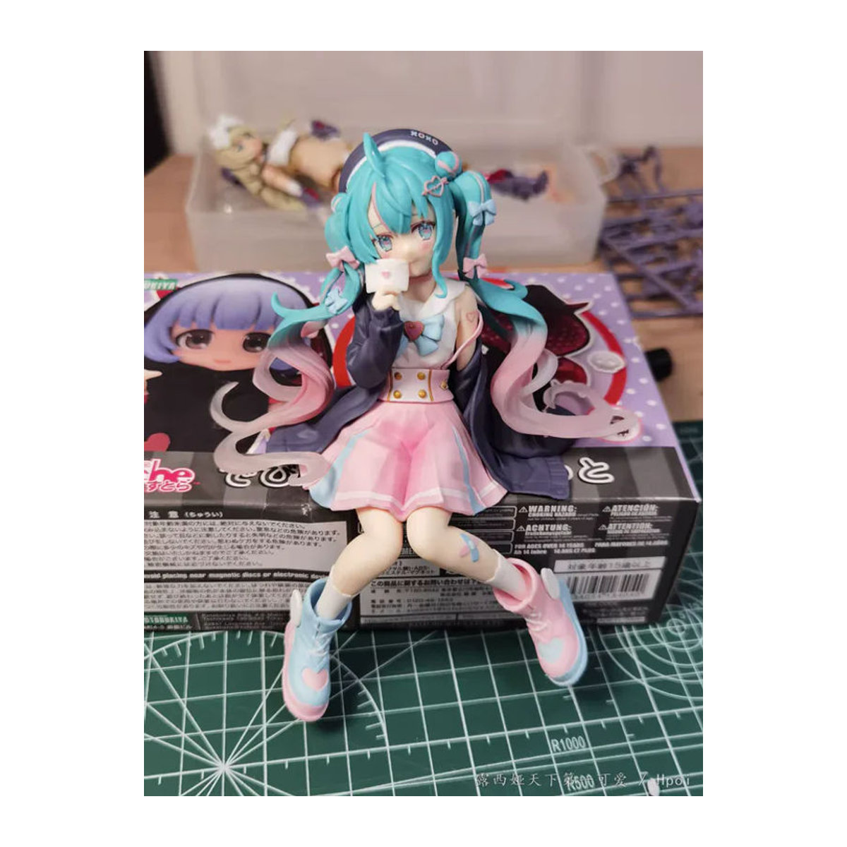 Hatsune Miku Anime-Figur von Bandai in Sailor-Uniform, mehrfarbige PVC-Actionfigur für Sammler, Höhe: 14 cm - Bild 7