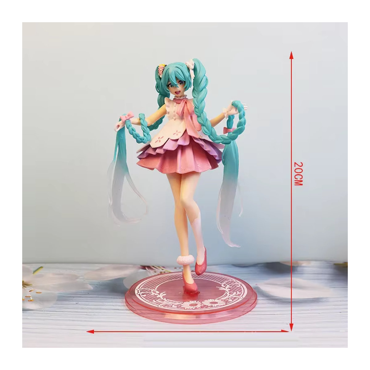 Hatsune Miku Anime Figur von Bandai, mehrfarbig, Höhe: 20 cm - Bild 2