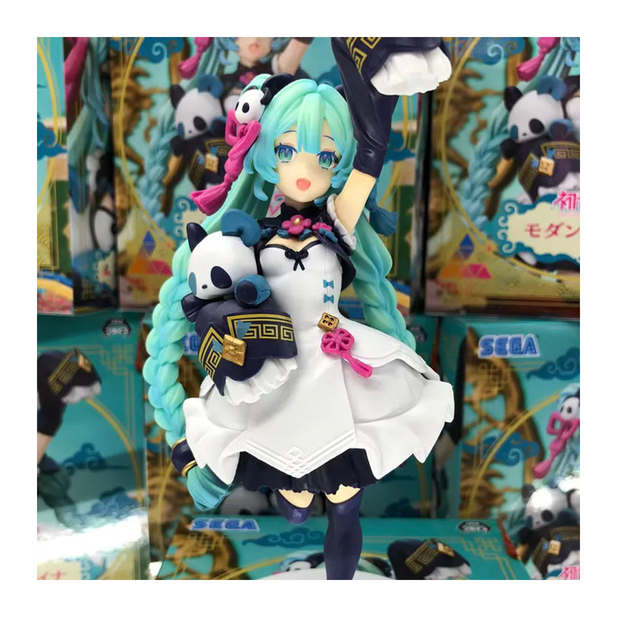 Hatsune Miku Anime-Figur von Bandai, mehrfarbige PVC-Actionfigur im modernen Stil, Höhe: 18 cm - Bild 4