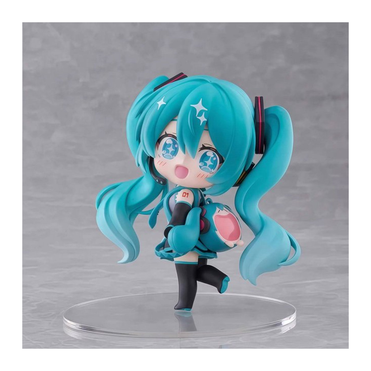 Hatsune Miku Chibi Figur Bandai Blau aus Kunststoff - Bild 1