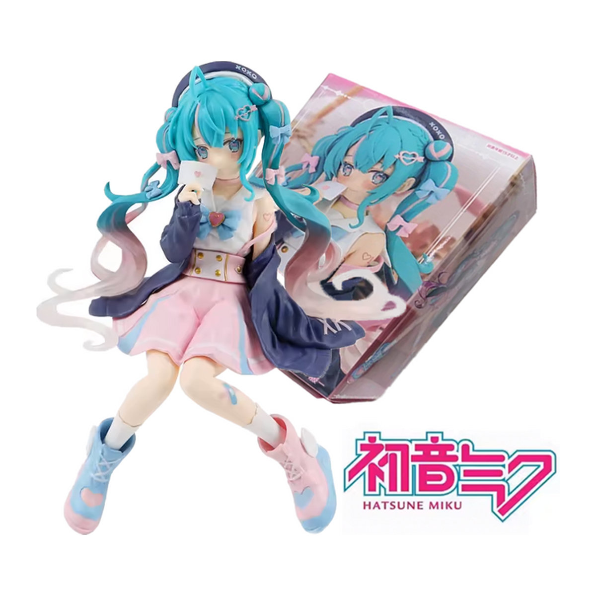Hatsune Miku Country Anime-Figur von Bandai, mehrfarbiges PVC-Modell, Höhe: 11 cm - Bild 1