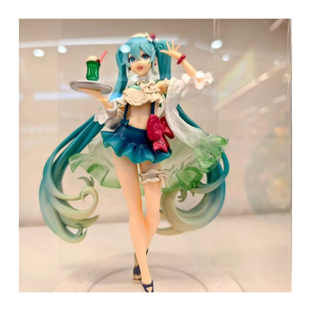 Hatsune Miku Cream Girls Anime-Figur von Bandai, mehrfarbige PVC-Actionfigur für Sammler - Bild 1