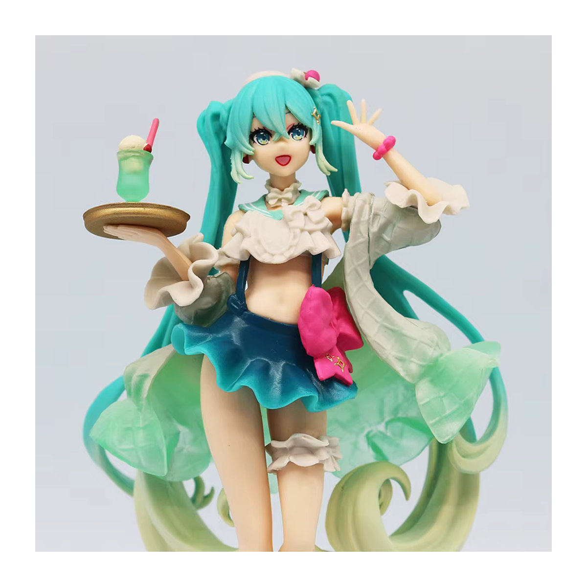 Hatsune Miku Cream Girls Anime-Figur von Bandai, mehrfarbige PVC-Actionfigur für Sammler - Bild 4