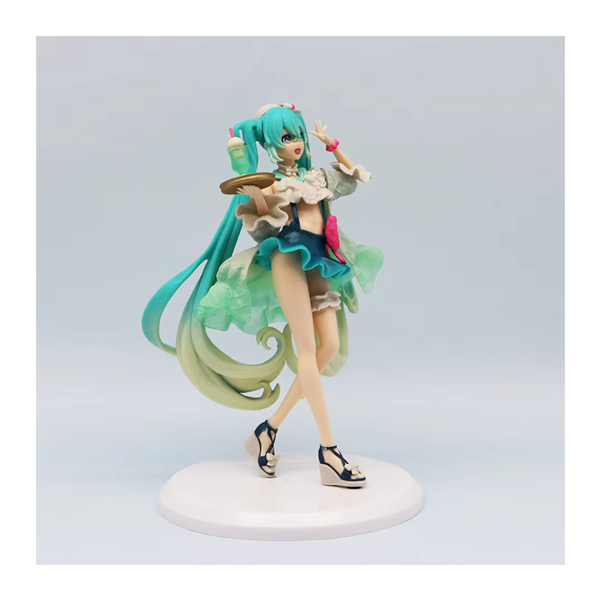 Hatsune Miku Cream Girls Anime-Figur von Bandai, mehrfarbige PVC-Actionfigur für Sammler - Bild 5