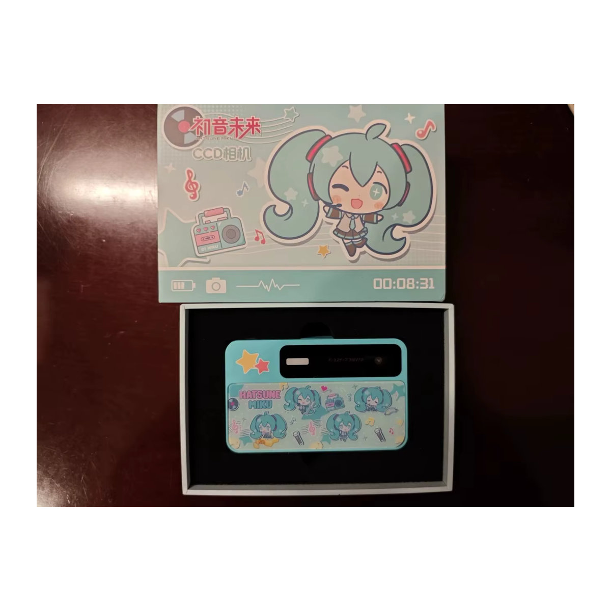 Hatsune Miku Digitalkamera mit 600mAh Akku in Blau als Anime Cartoon Figur für Kinder - Bild 3