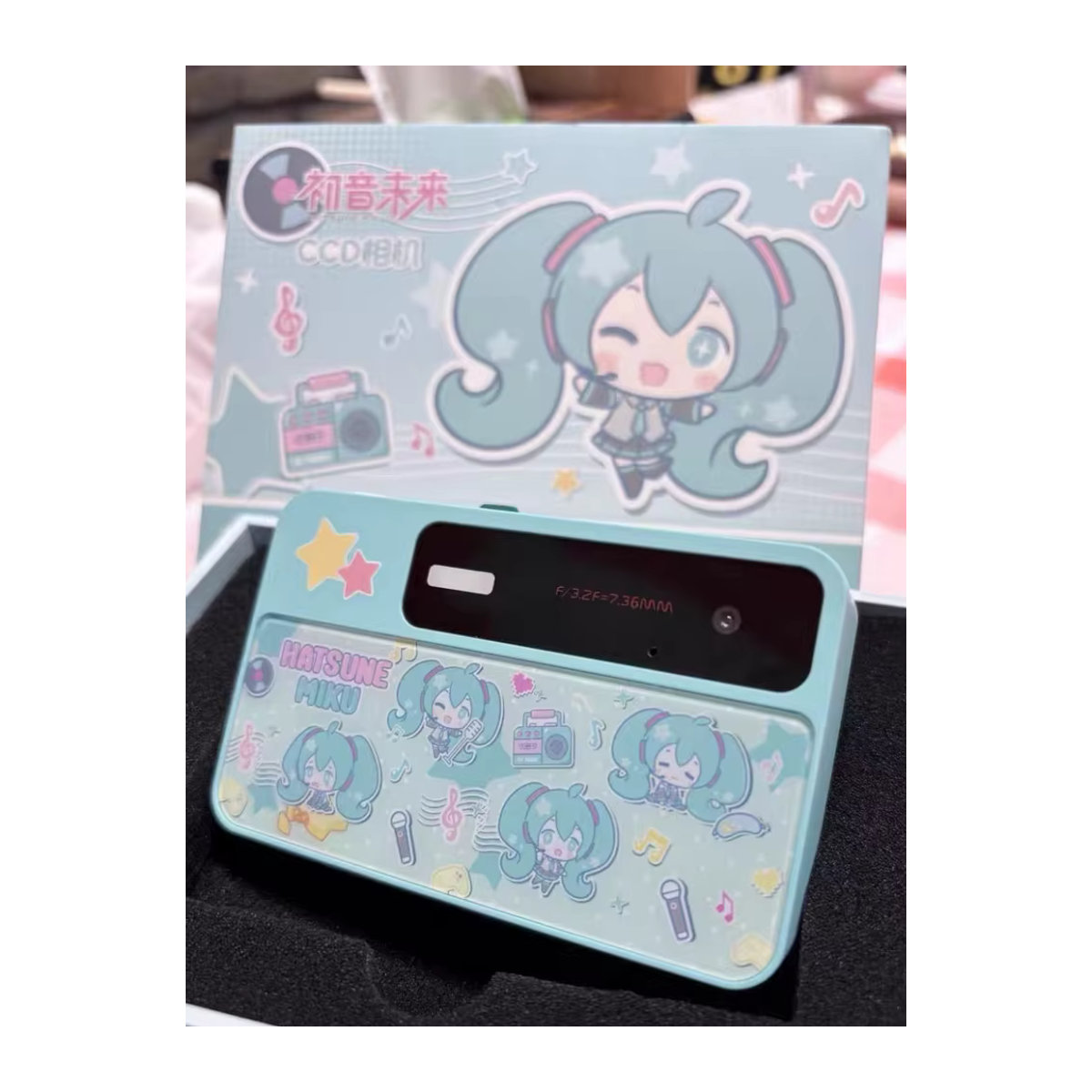 Hatsune Miku Digitalkamera mit 600mAh Akku in Blau als Anime Cartoon Figur für Kinder - Bild 7