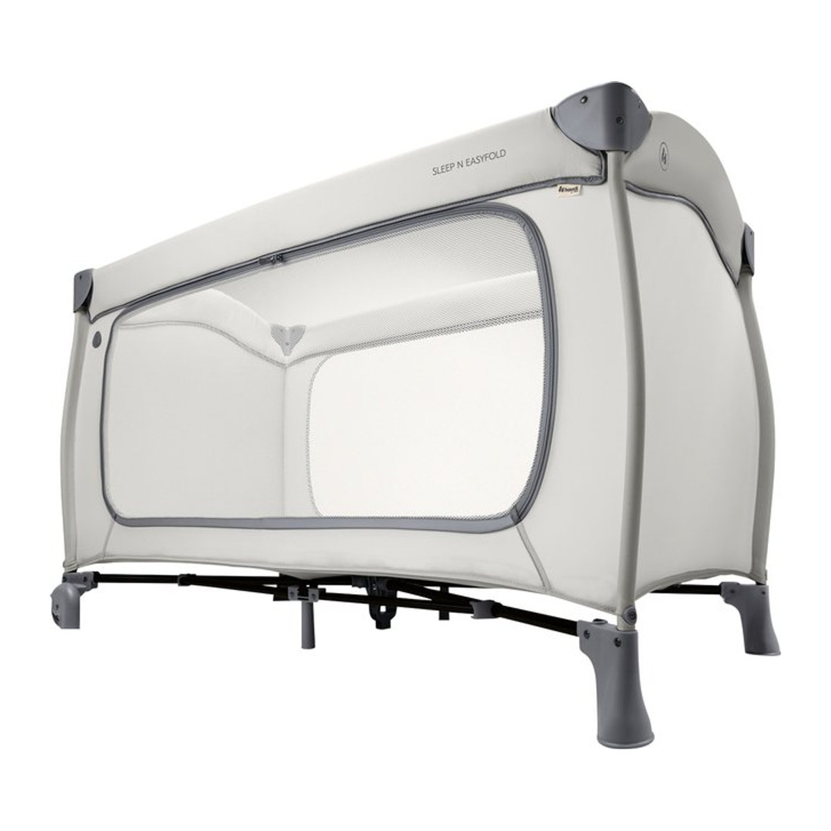 Hauck Reisebett Sleep N Easyfold Babybett in Grau und Beige - Bild 1