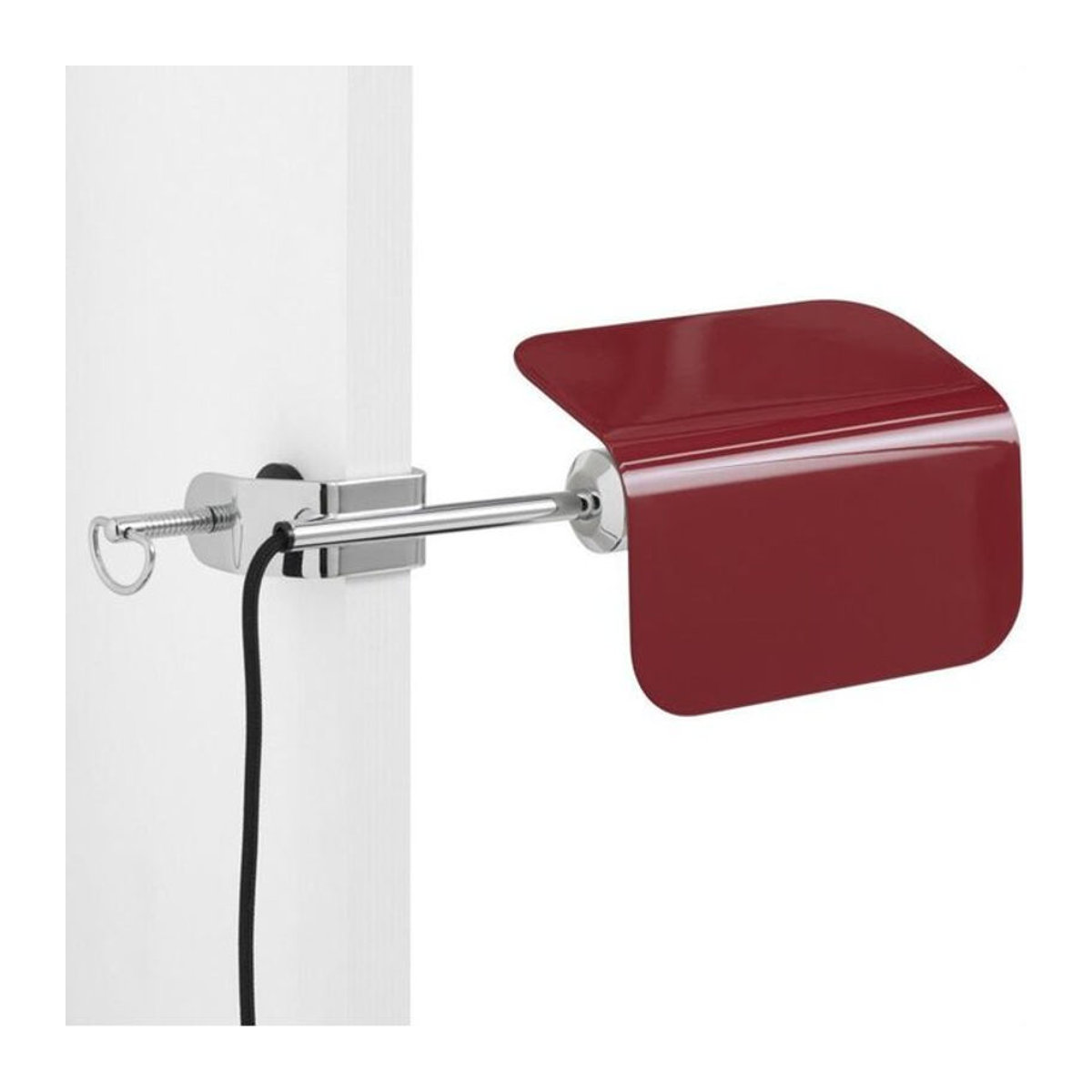 HAY Apex Clip Klemmleuchte aus Metall im Industrial Design in Rot, Braun, Schwarz oder Chrom - Bild 3