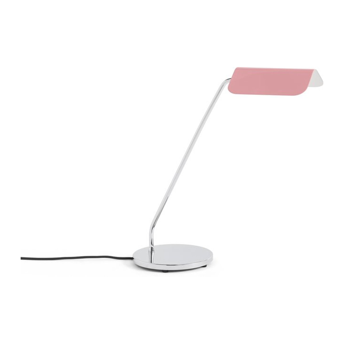 HAY Apex Desk Schreibtischleuchte aus Metall in Chrom und Rosa - Bild 1