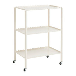 HAY Arcs Trolley Servierwagen aus Metall in Beige Modern