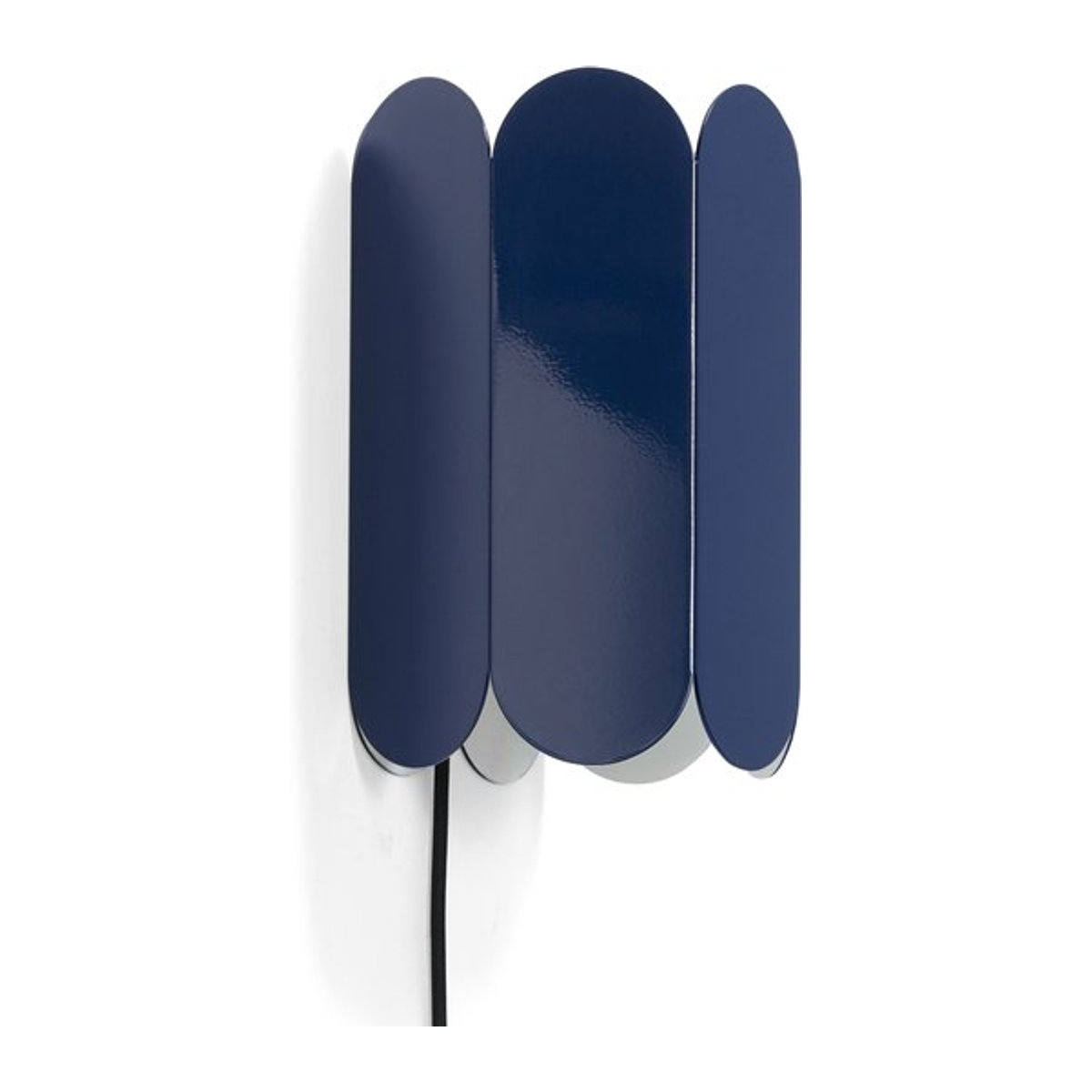 HAY Arcs Wall Switch Wandleuchte aus Metall in Blau minimalistisches Design - Bild 1