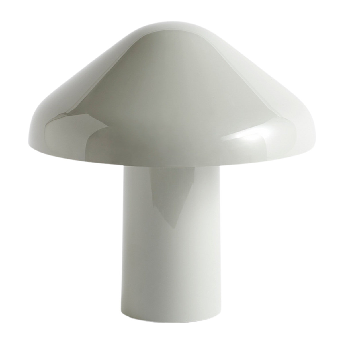 HAY Pao Akkuleuchte Tischlampe aus Polycarbonat mit warmweißem LED-Licht in Grau oder Weiß - Bild 1
