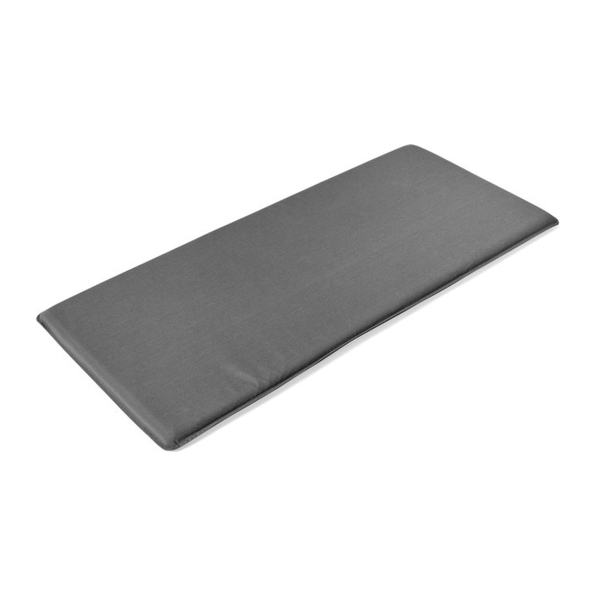 HAY Sitzkissen für Palissade Lounge Sofa aus Olefin in Schwarz und Grau, rechteckig, Uni - Bild 1