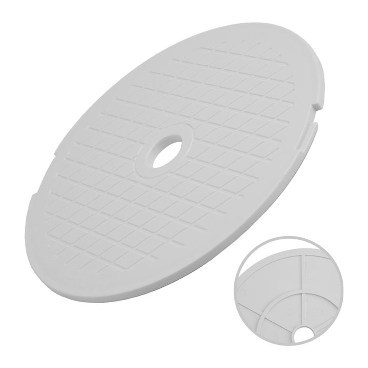 Hayward Skimmer Deckel für Auto-Skim PT und Economy Skimmer Ersatzdeckel Weiß für SP1096, SP1097 und SP1098 Poolzubehör - Bild 1