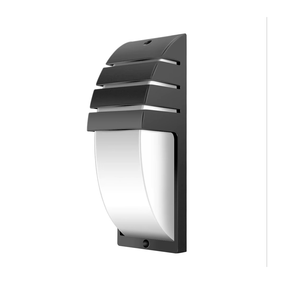 Heevye Moderne LED Wandleuchte aus Aluminium in Schwarz IP65 Wasserdicht für Outdoor Garten und Balkon - Bild 4