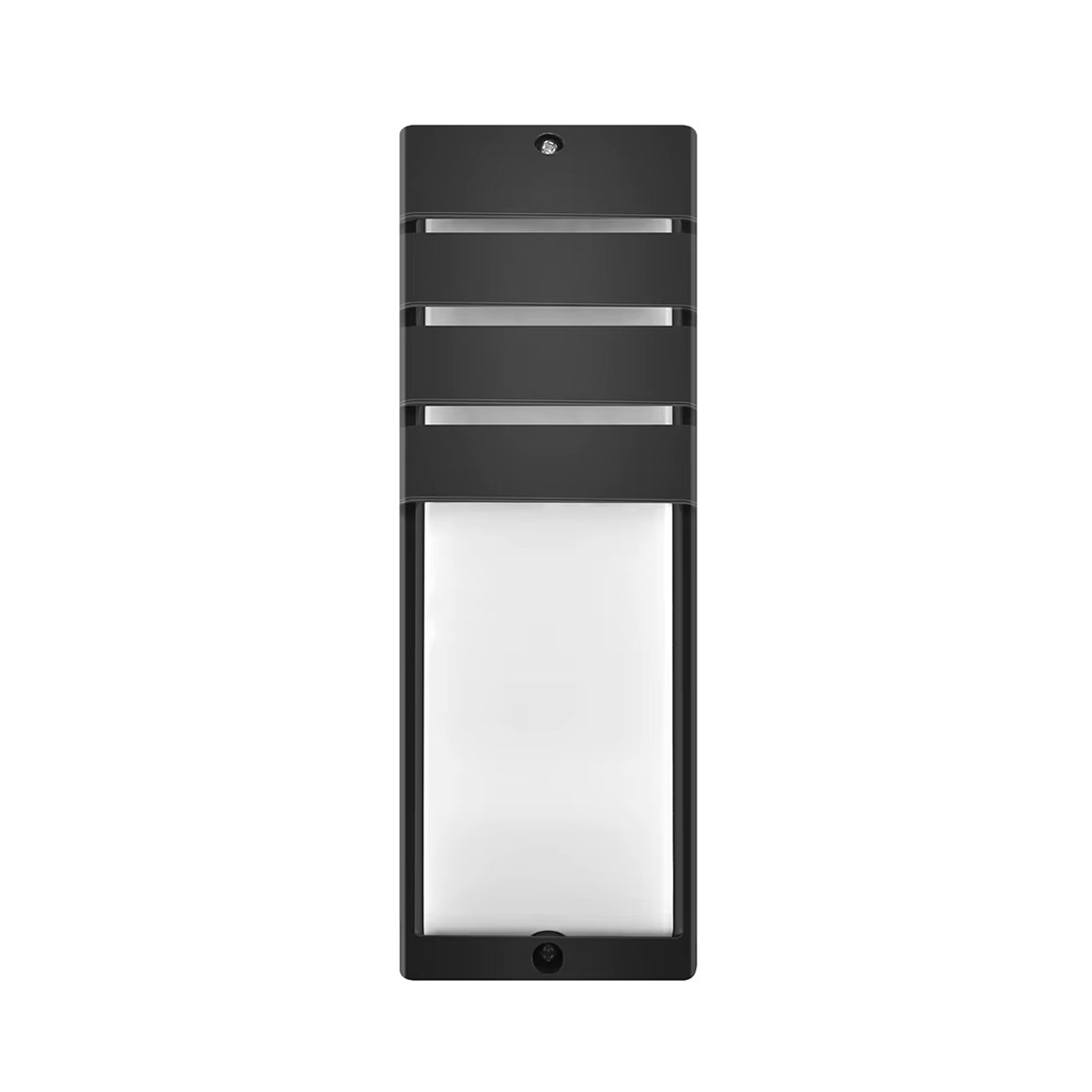 Heevye Moderne LED Wandleuchte aus Aluminium in Schwarz IP65 Wasserdicht für Outdoor Garten und Balkon - Bild 5