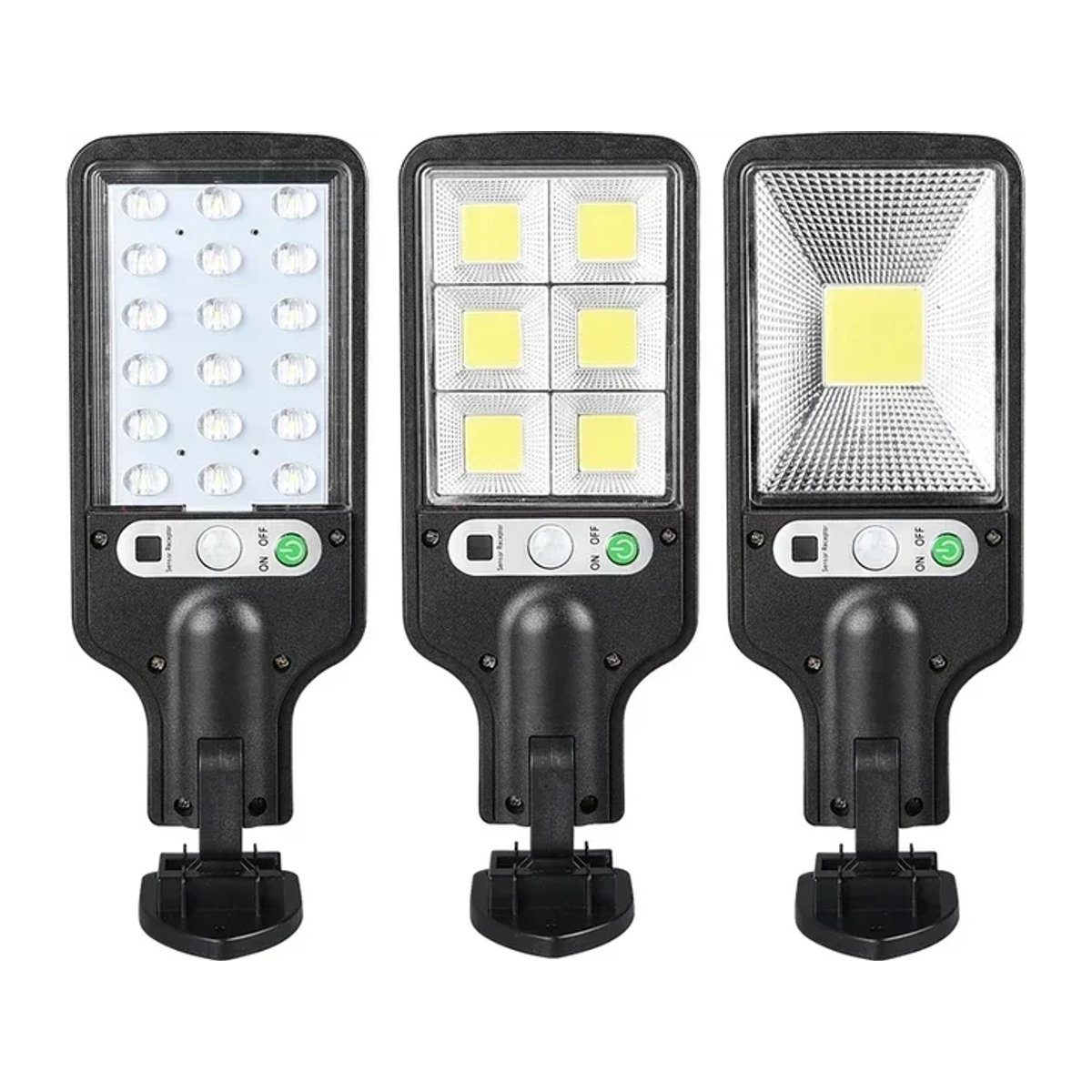 Heinast LED Solar Wandleuchte Schwarz Modern mit Bewegungssensor und COB-Technologie für Garten und Terrasse - Bild 1