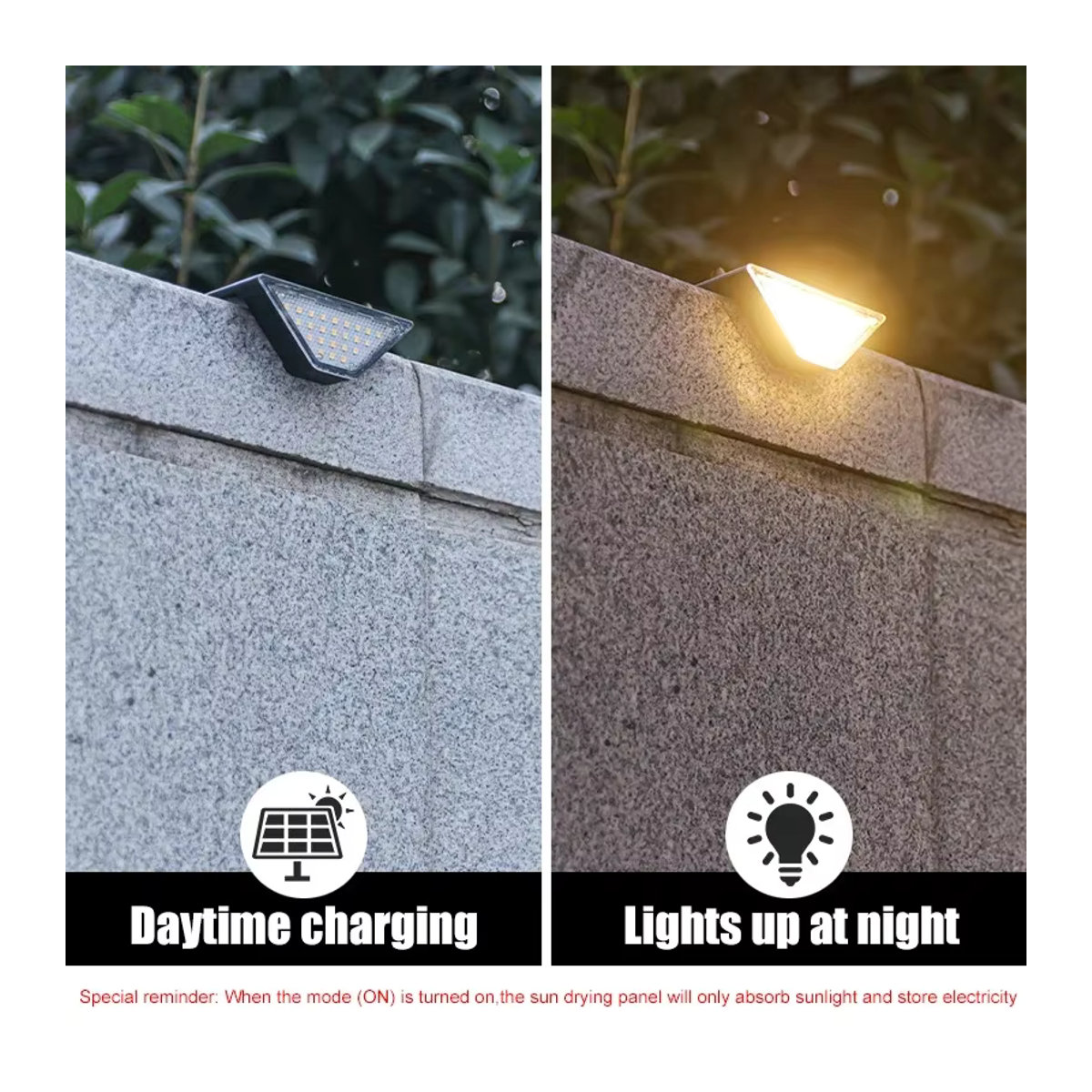 Heinast LED Solarleuchte Warmweiß Schwarz Minimalistisch Wasserdicht für Garten Terrasse und Treppen - Bild 3